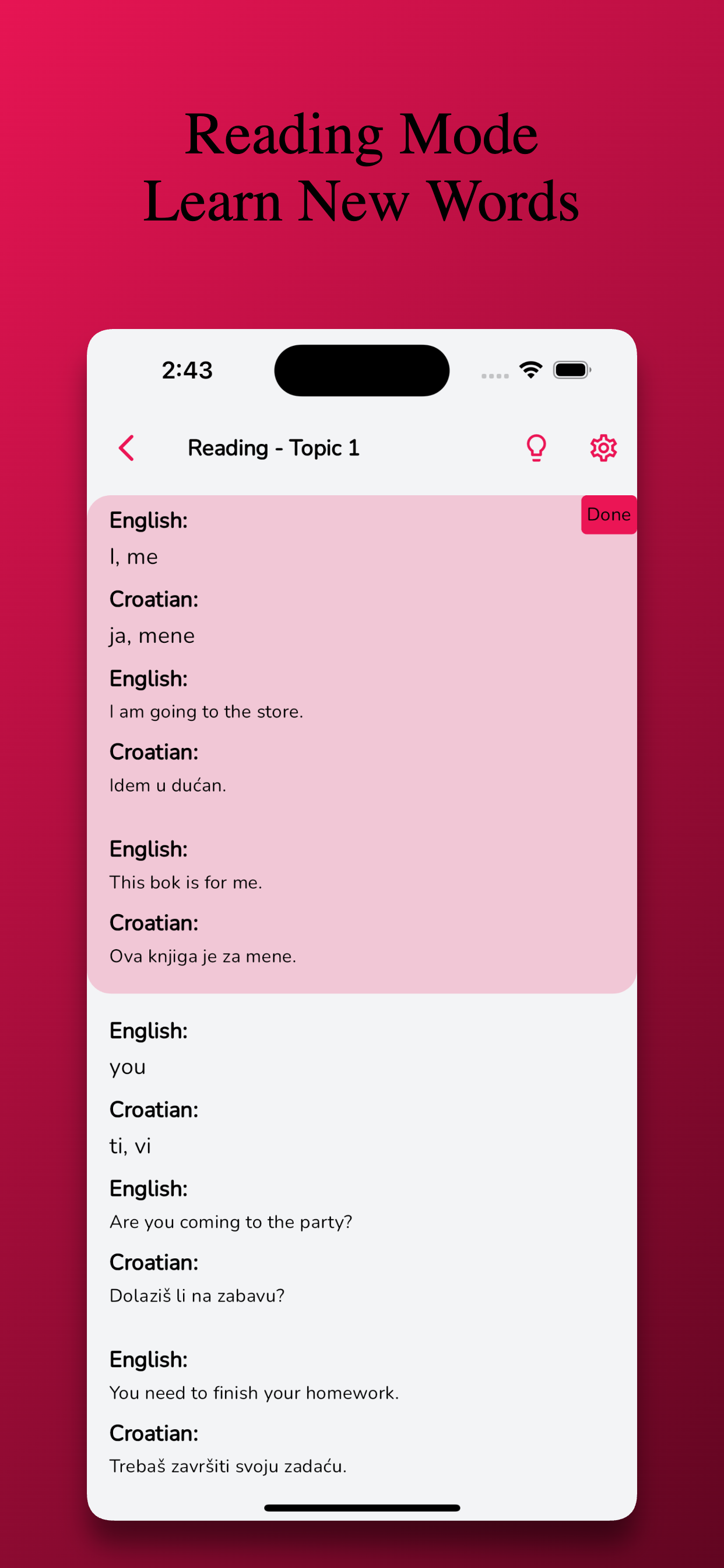 Croatian Learning - Beginners