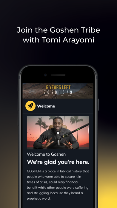 Goshen iPhone screenshot 1 - Social Networking app