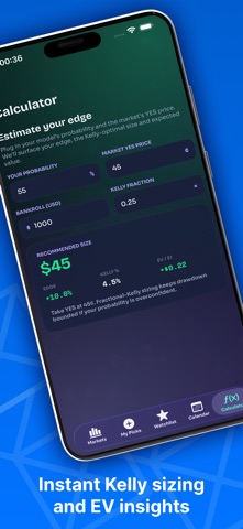 Predictions Market Dashboard Screenshot 5 of 5