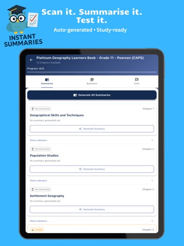 EduSnap AI iPad screenshot