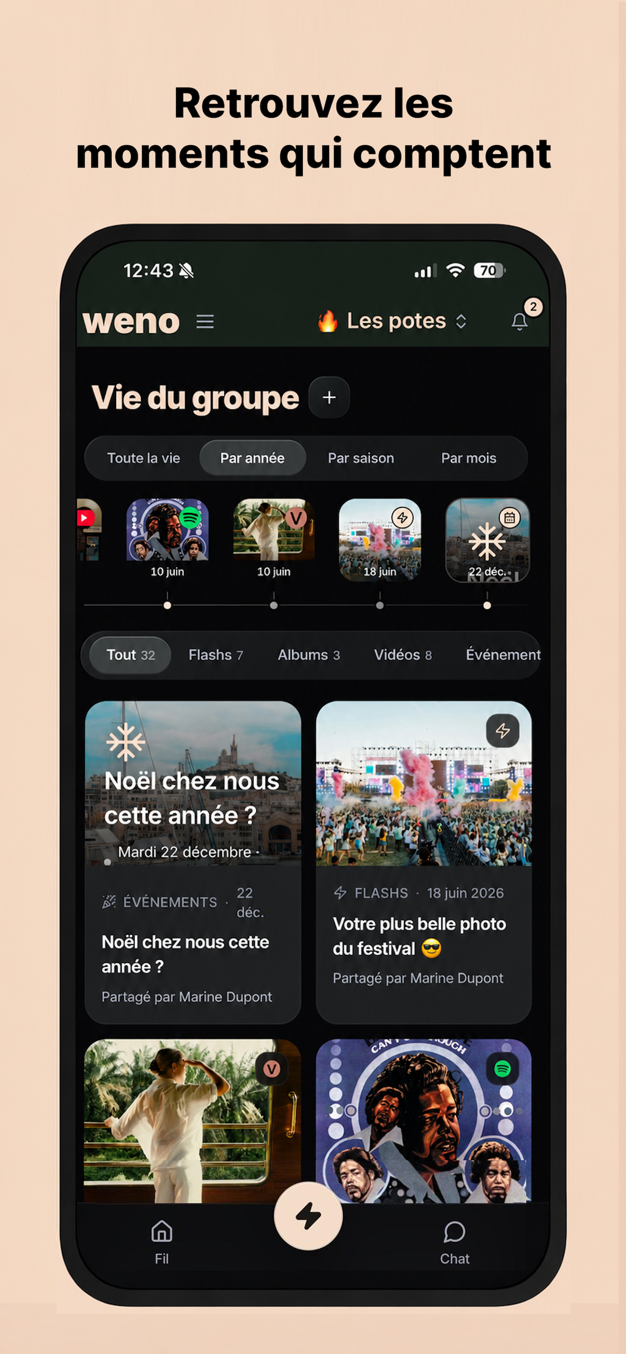 weno : faites vivre le groupe