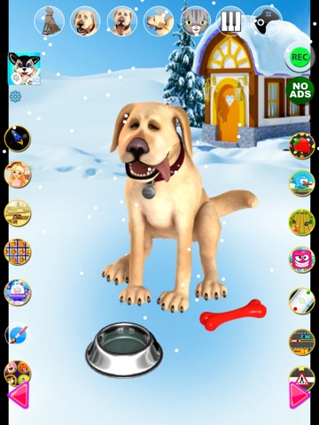 Talking John Dog - Frozen City iPad screenshot