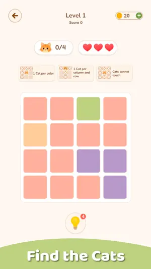 Meawdoku: Brain Logic Puzzle screenshot 3
