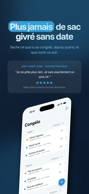 Inventaire Congélateur Glacko screenshot 1 of 7