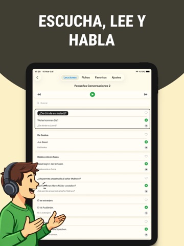 Aprender alemán fácil iPad screenshot