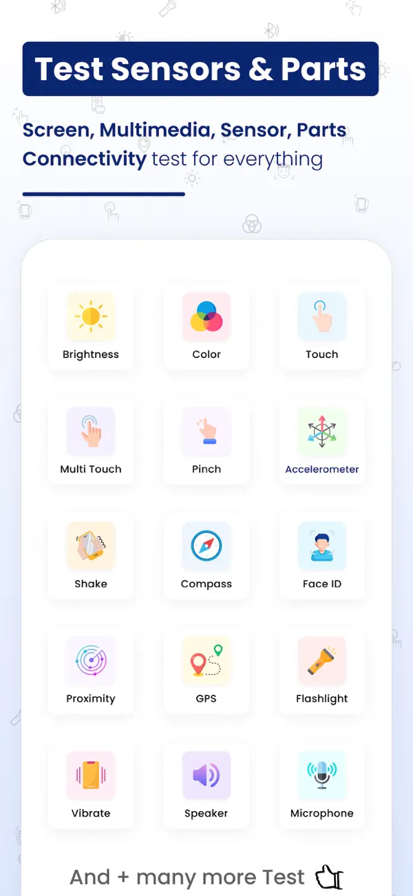 #2. Check My Device : 40+ Tests (iOS) Ved: Dropouts Technologies LLP