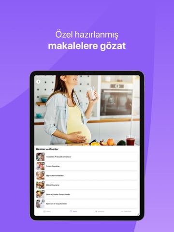 MomMentor - Hamilelik Takibi iPad screenshot 5