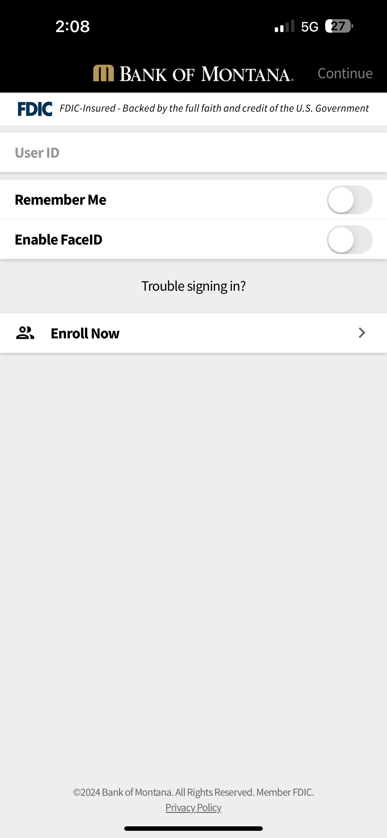 Bank of Montana Mobile screenshot 3