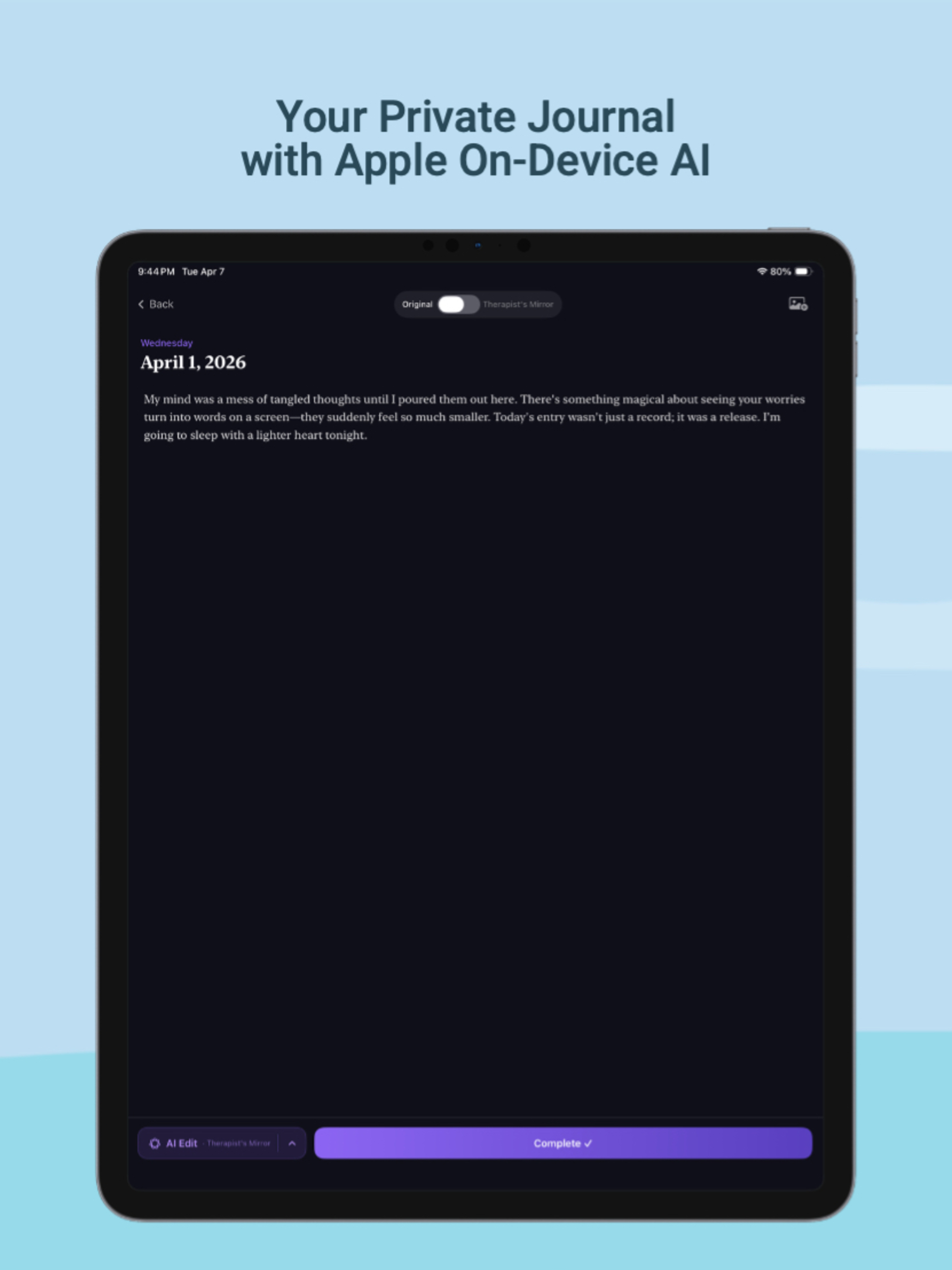 deepen: AI Private Journal