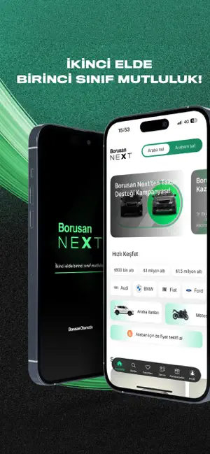 Borusan Next - İkinci El Araç iPhone screenshot 1