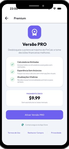 FinCalc - Simulador Financeiro screenshot