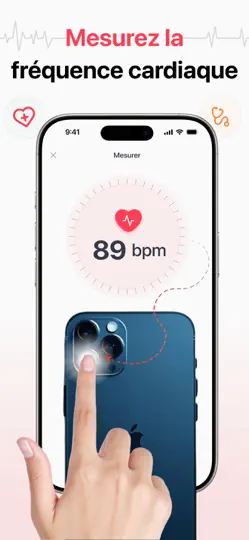 Capture d'écran de Heart Beat: Moniteur Cardiaque sur iPhone 1