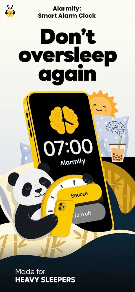 Alarmify - Mission Alarm Clock screenshot 1