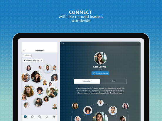 Lausanne Action Hub iPad screenshot 1 - Social Networking app