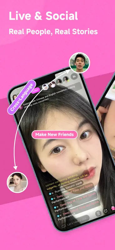 Moko Live: Live Stream Friends screenshot 1 of 5