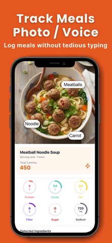 Nosh AI - Recipes & Nutrition iPhone screenshot