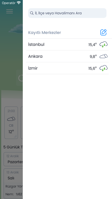 Screenshot #3 pour Hava Durumu Meteoroloji