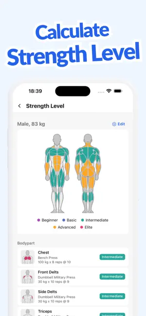 Gym Workout Tracker Log - Wise screenshot 4