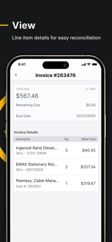 Northern Tool Commercial Acct iPhone screenshot