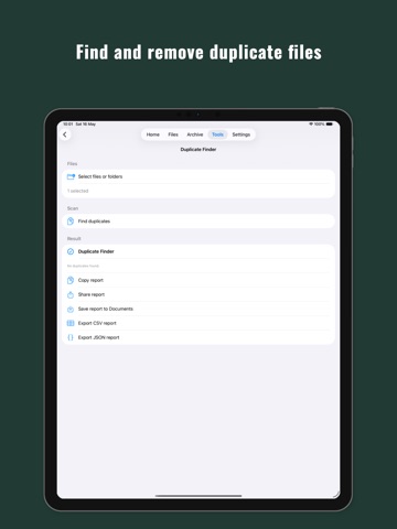 Zip RAR 7z: TextAdviser iPad screenshot