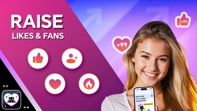 Screenshot #2 pour BoostFans, Likes Follower Rise