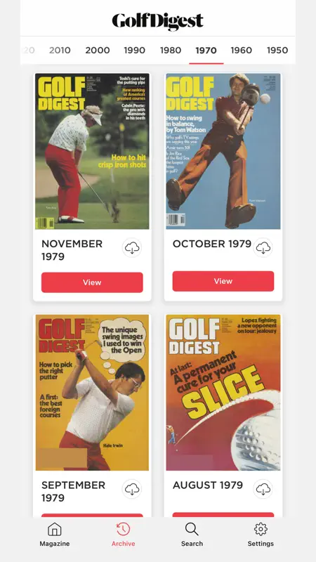 Golf Digest Magazine screenshot 5 of 5