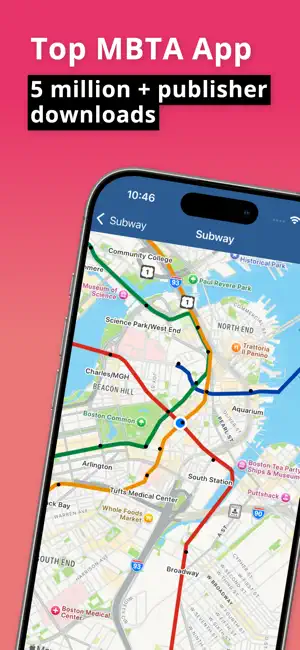 Boston T and Bus• MBTA Transit screenshot 1