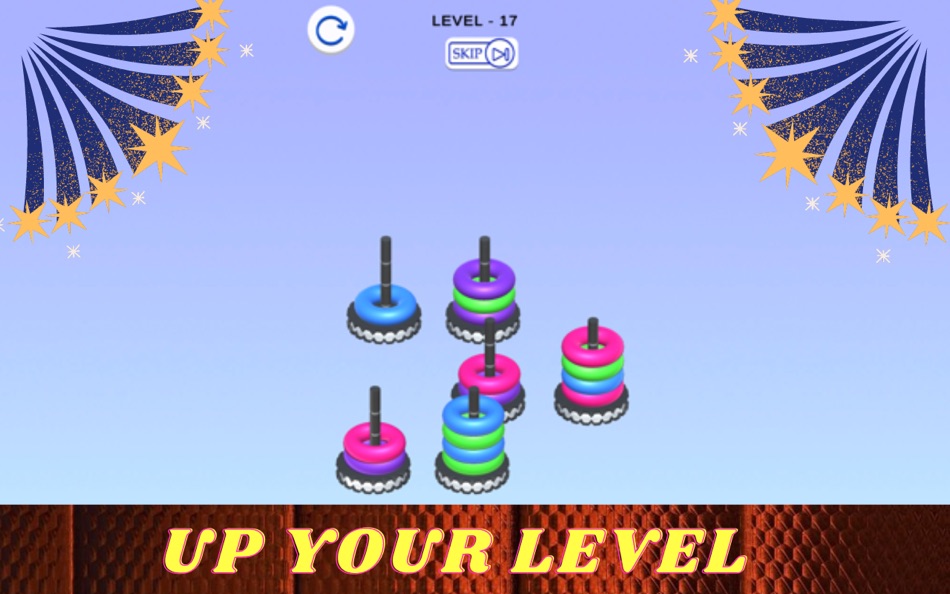 #2. Stack Match - Color Hoop (macOS) 由: Sulman Hussain Khan