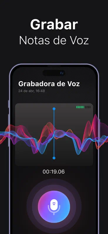 Gravador de voz - Áudio Gravar screenshot 4 of 6