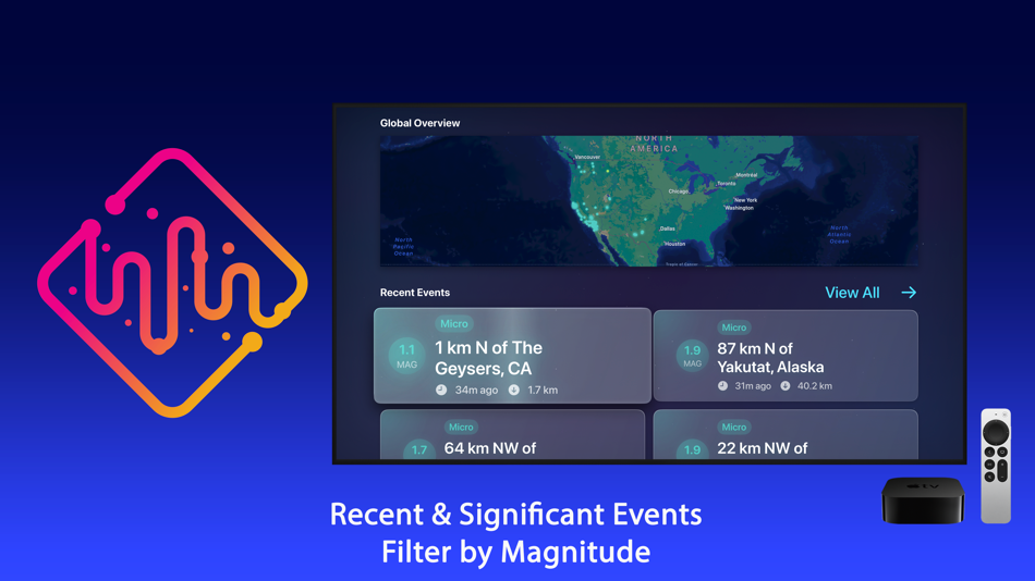 #3. Earthquake Monitor Live Map (iOS) By: Igor Bidenko