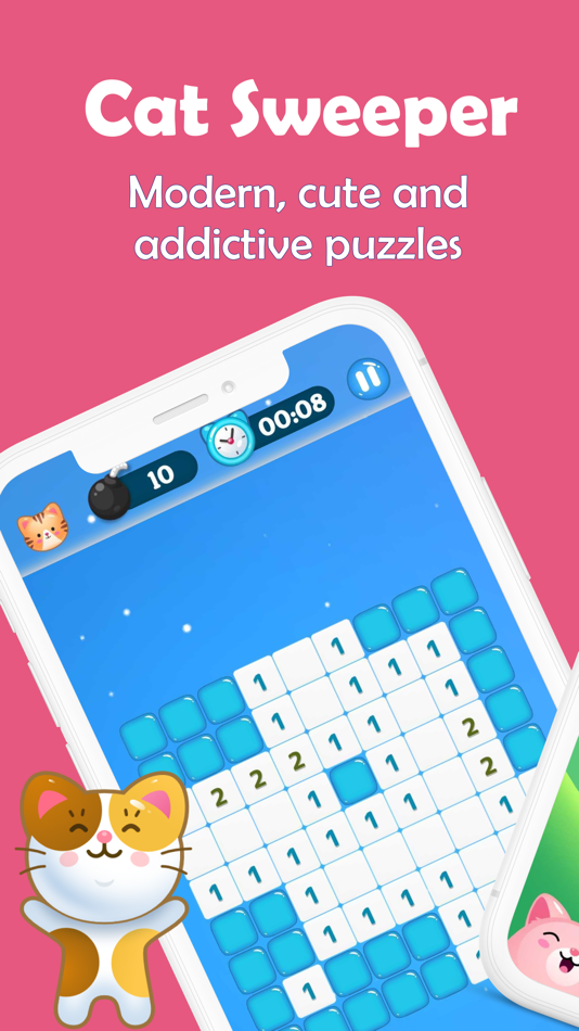#1. Cat sweeper - minesweeper game (iOS) 由: Katgames OU