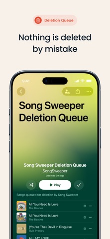 Song Sweeper: Music Cleaner iPhone screenshot