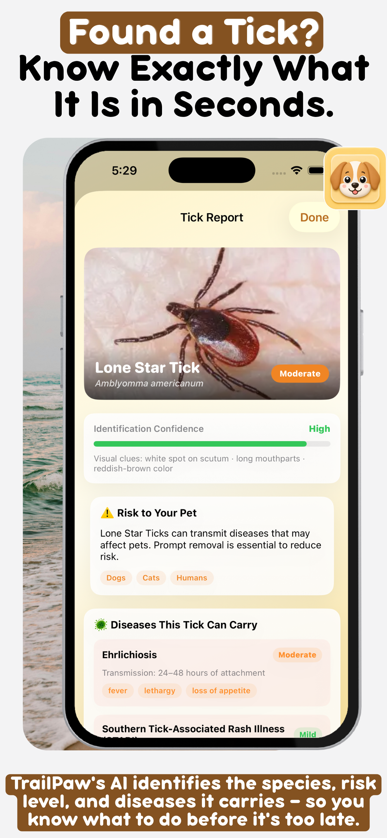 Tick Checker : TrailPaw screenshot 2