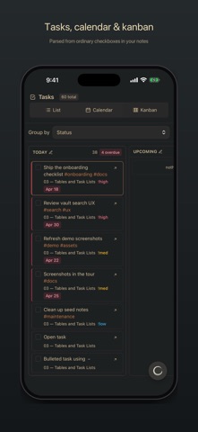 ZenNotes: Markdown Notes iPhone screenshot