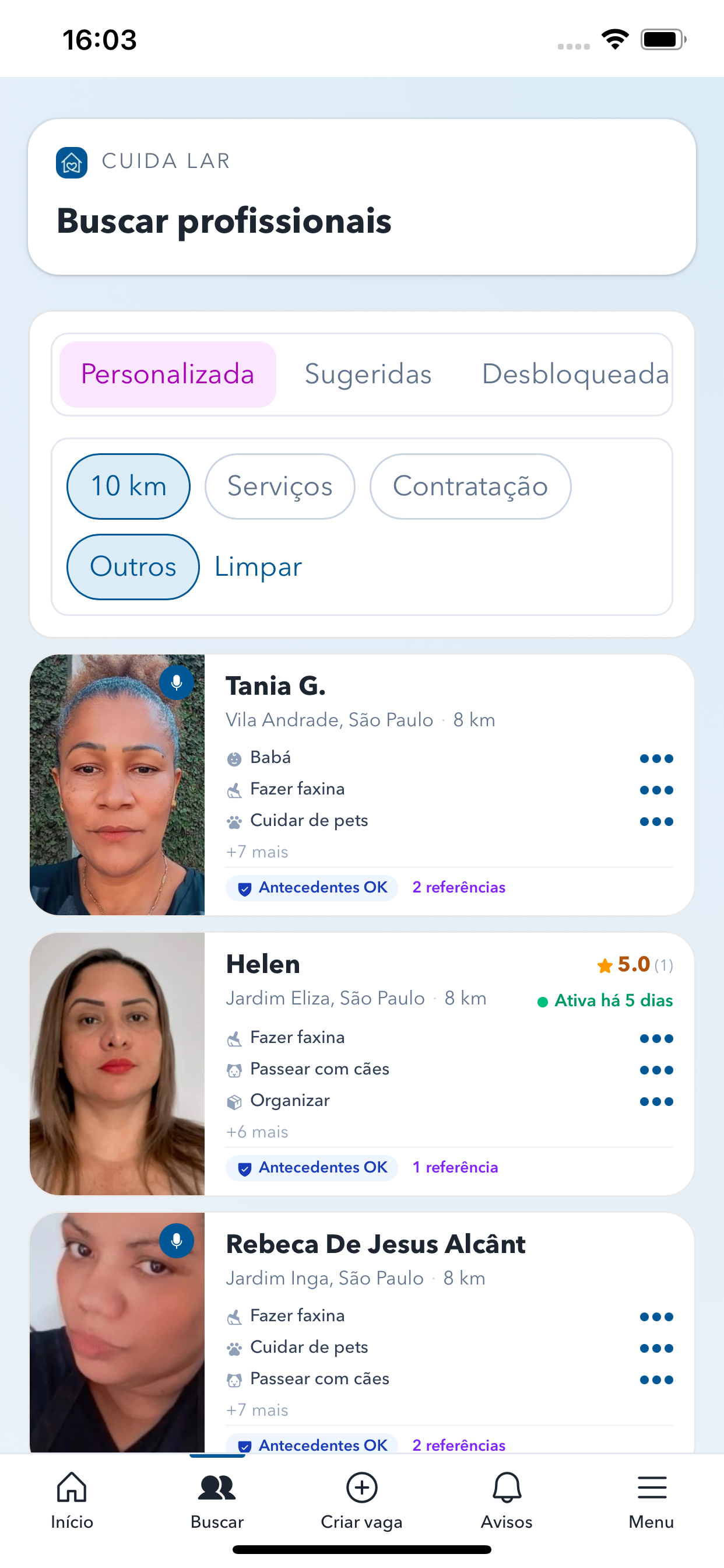 Cuida Lar screenshot 2
