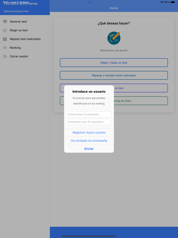 Screenshot #4 pour Test para enfermeras