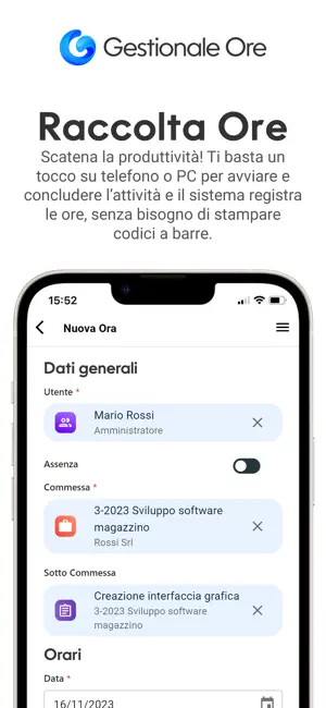 Gestionale Ore screenshot 4