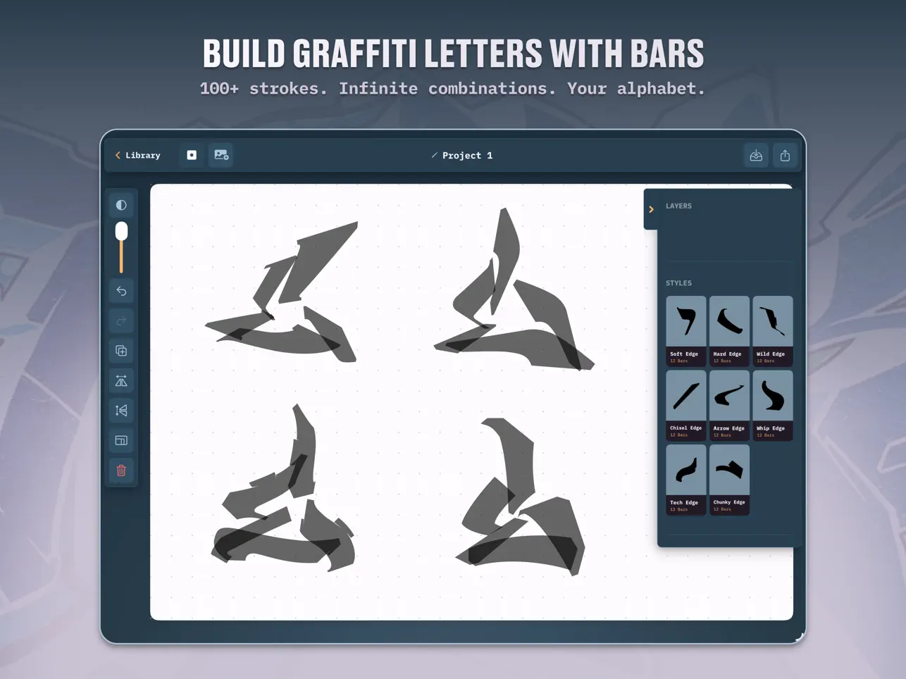 Screenshot #4 pour StyleBars - Graffiti Editor