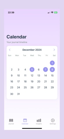 Echo 5 Minute Journal screenshot