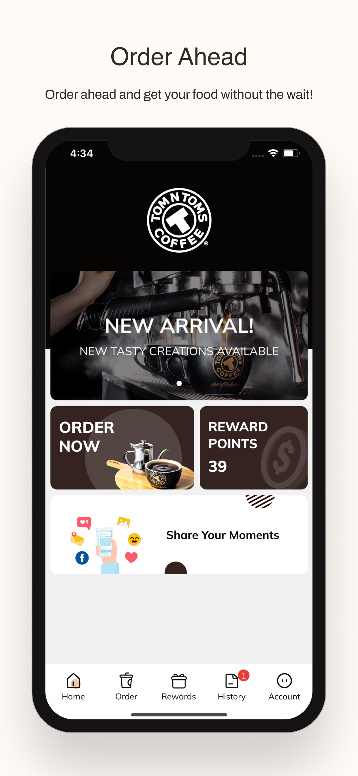 Screenshot 1 of TOM N TOMS COFFEE BELLAIRE