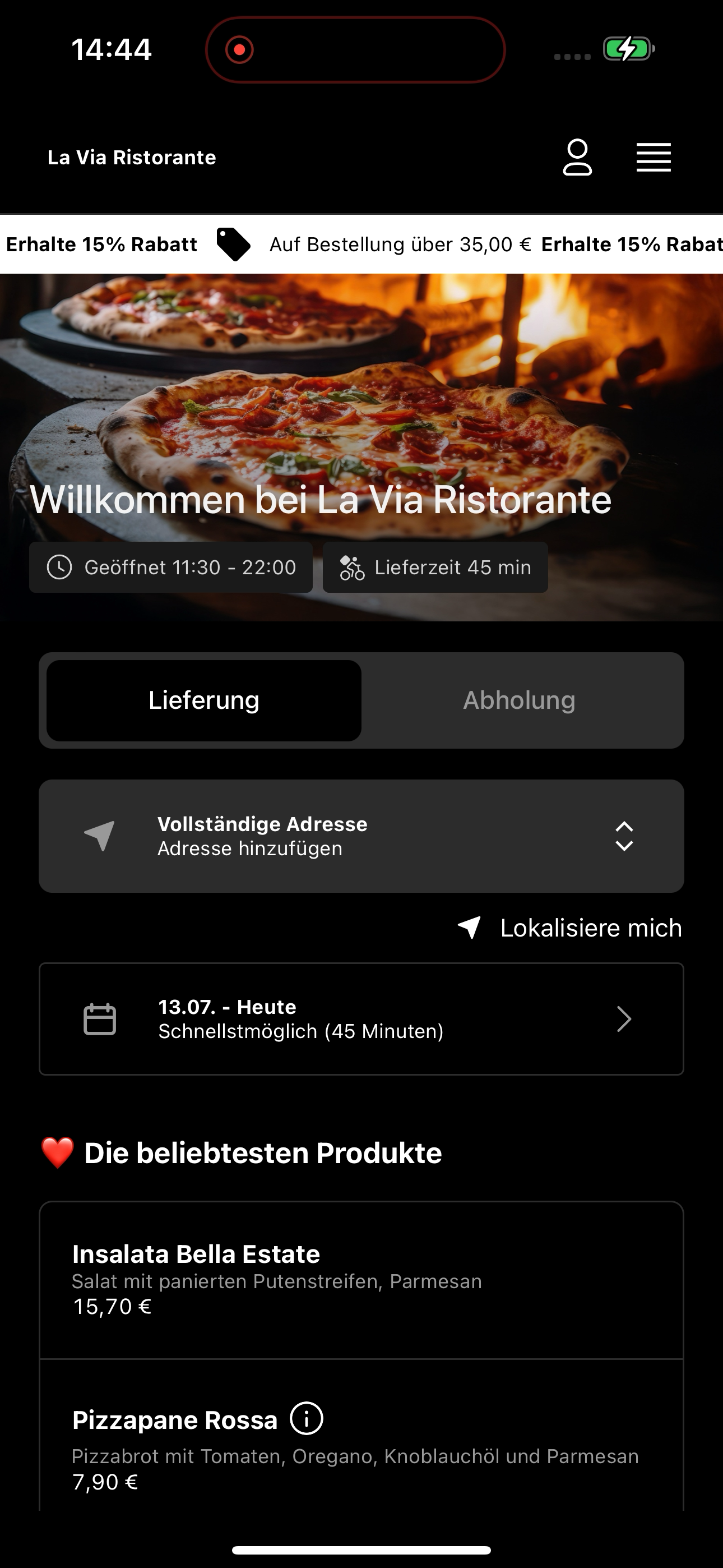 La Via Ristorante screenshot 6