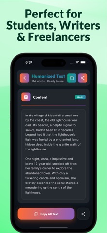 Humanizer : AI Bypass Tool iPhone screenshot