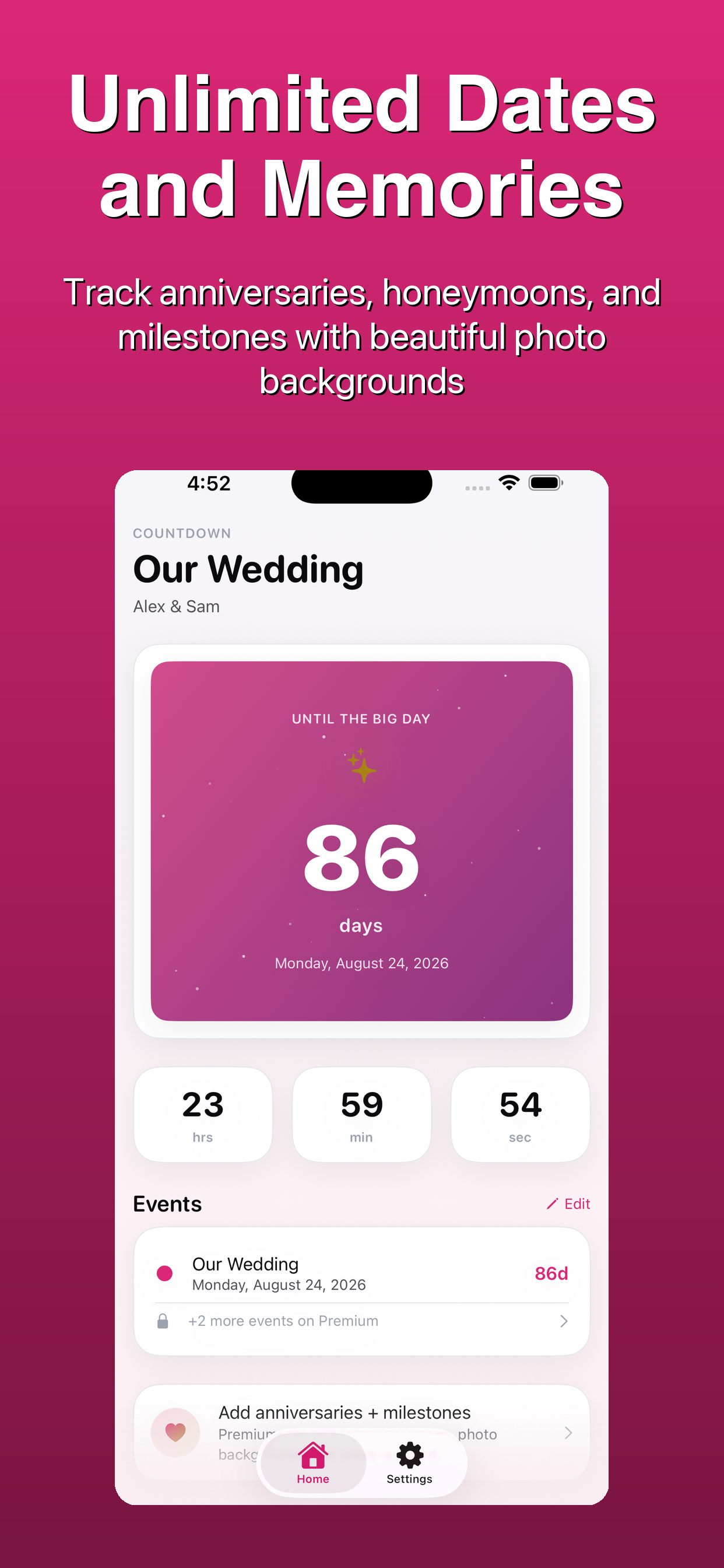 Wedding Countdown - Days