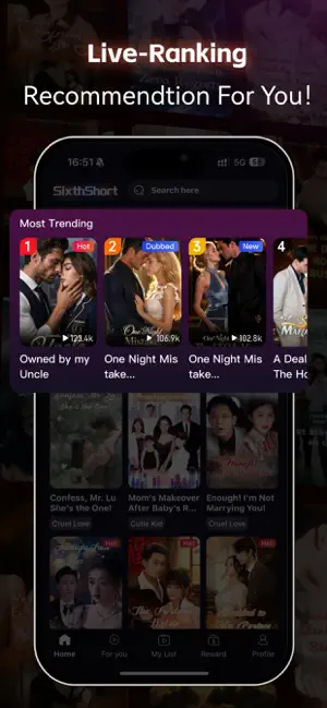 SixthShort - Stream Drama & TV iPhone screenshot 5