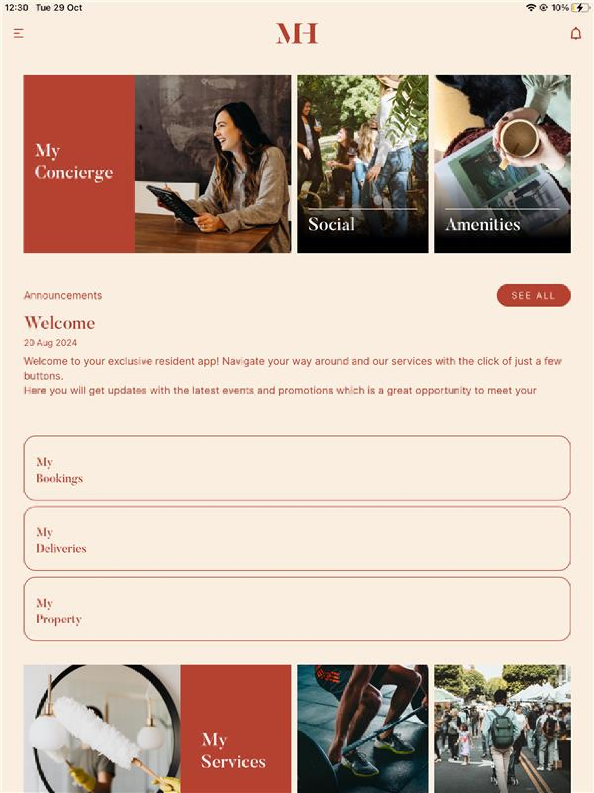 Mansbridge House Residents App