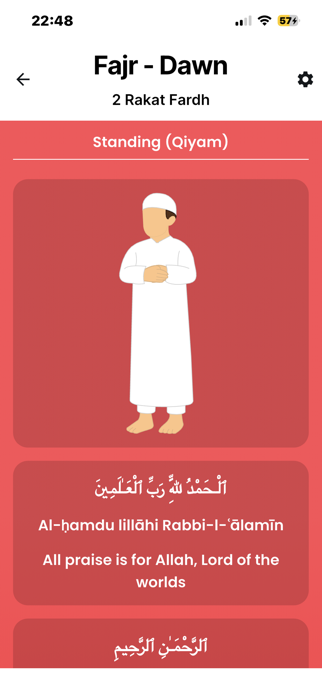 Salah Steps Screenshot 2 of 4