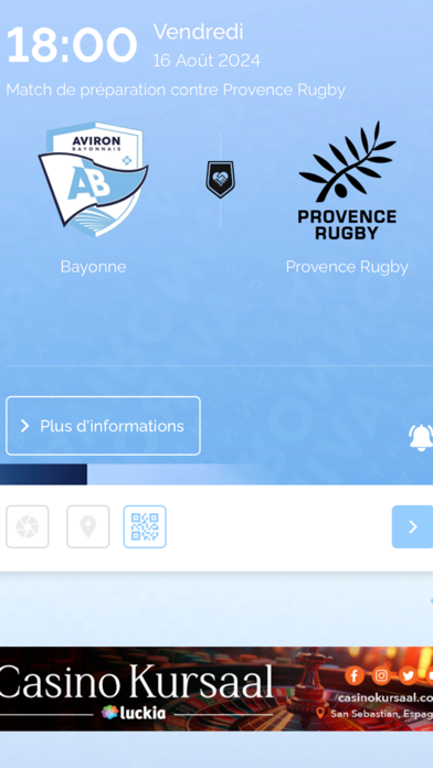 Screenshot #1 pour Aviron Bayonnais Rugby Pro