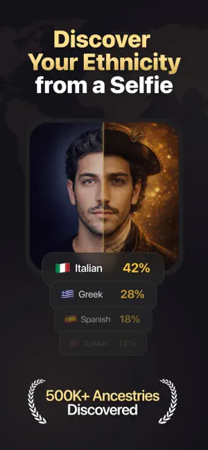Ancestry & Ethnicity: AI DNA screenshot 1