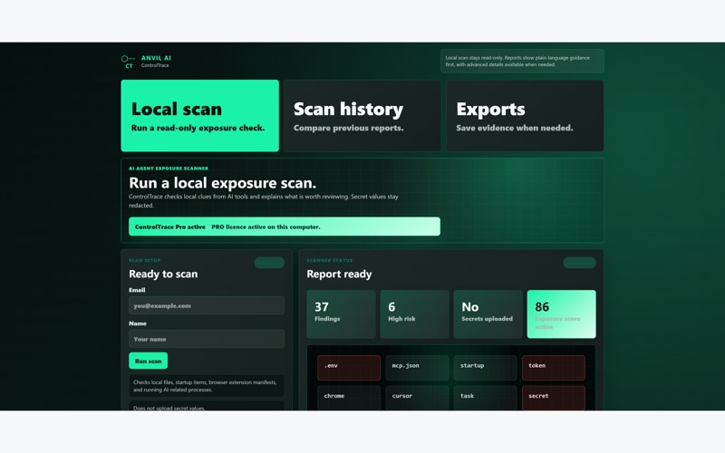ControlTrace screenshot
