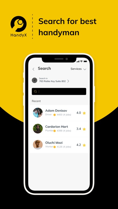 Screenshot #3 pour HandyX: Handyman Services
